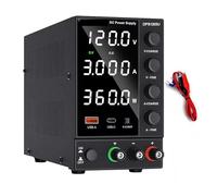 DC Power Supply Variable Lab Bench Power Source Adjustable With 4-Digits LED Power Display 30V 10A 60V 5A AC Switching Stabilized Bench Source DPS3010U Precise Display(DPS1203U 120V 3A)