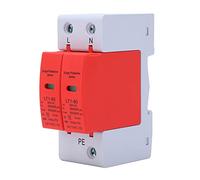 DC Protector 40KA To 80KA High Performance Voltage Arrester Protective Device For House Office Building Industrial AC 385V 2P PC Housing