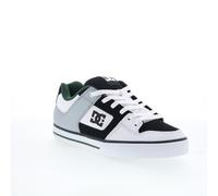 DC Pure 300660-WBN Mens White Leather Lace Up Skate Inspired Trainers Shoes