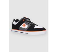 DC Pure Elastic Kids Skate Shoes white 4