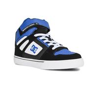 DC Pure High Top EV (Youth) Skate Shoes - Black/Blue/White