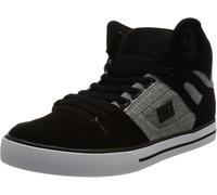 DC Pure High Top WC Black Armor Mens Suede Skate Trainers