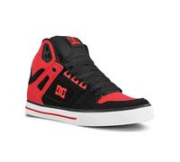 DC Pure High Top WC Shoes - Fiery Red/White/Black