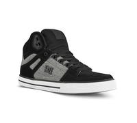 DC Shoes Men's Pure High Top Trainers Skate Shoe Black White Blue