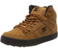 DC Pure High Top WC WNT Wheat Black Mens Leather Hi Trainers
