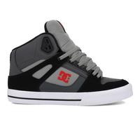 DC Pure Mens Hi Top High Skate Trainers Boots Black Grey Red Size 7-15