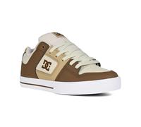 DC Pure Skate Shoes - Brown/Tan/Off White