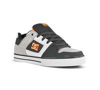 DC Pure Skate Shoes - Dark Grey/Orange