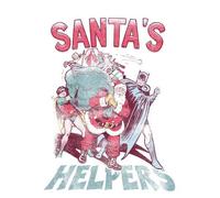 DC Santa's Helpers Women's Christmas T-Shirt - White - S