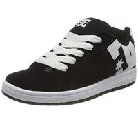 Dc Shoes Boys Court Graffik Skate Shoe, Black/White, 1 UK