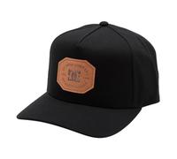 DC Shoes 6 Panel Snapback Curved Peak Cap ~ Reynotts black