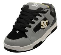 DC Shoes Men's Dc Coiler Sneaker, Grey/Black, 10 UK