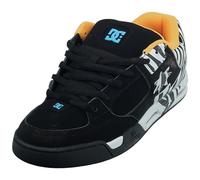DC Shoes Command Womens Skate Trainers in Black White - 5 UK