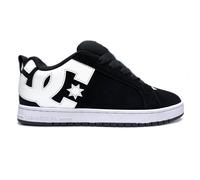 DC SHOES COURT GRAFFIK BLACK & WHITE TRAINERS