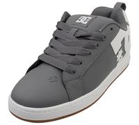 DC Shoes Court Graffik Mens Skate Trainers in Grey White - 11 UK