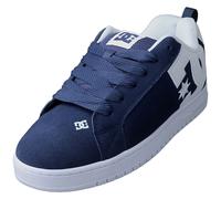 DC Shoes Court Graffik Mens Skate Trainers in Navy White - 10 UK