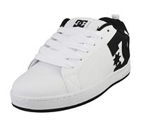 DC Shoes Court Graffik Mens Skate Trainers in White Black - 9 UK