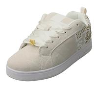 DC Shoes Court Graffik Se Womens Skate Trainers in Off White Gold - 7 UK