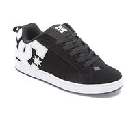 DC Shoes Court Graffik Womens Skate Trainers in Black White - 6 UK