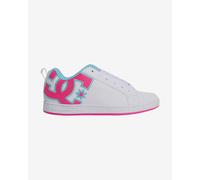 DC Shoes Court Graffik shoes white bubblegum pink blue Women - 37