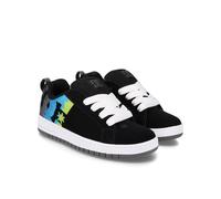 Dc Shoes Court Graffik Sneaker, Black Multi White, 4.5 UK