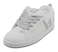 DC Shoes Court Graffik Sq Mens Skate Trainers in White Grey - 12 UK