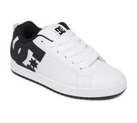 DC Shoes Men's Court Graffik Trainers Skate Shoe White Black Black