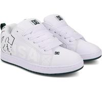 DC Court Graffik Skate Shoes - White/White/Green