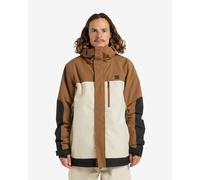 DC Shoes Defiant 10K Hooded Jacket Brown White - M