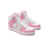 DC Shoes Manteca 4 Hi - High-Top Leather Shoes for Women - High-Top Leather Shoes - Women - Pink