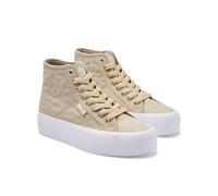 Dc Shoes Manual Hi Platform Sneaker, Espresso Taupe, 4 UK