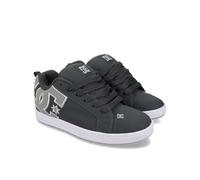 DC Shoes Men's 43i Court Graffik Skate Sneaker, Dk Grey/Grey, 3.5