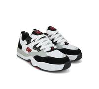 DC Shoes Mens Ascend, White/Grey/Black/Red, 14