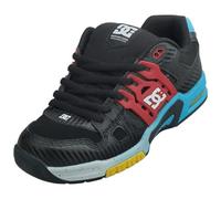 DC Shoes Mens AT-2 Se Leather Trainers - Black/White/Red - 9