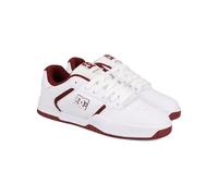 Dc Shoes Men's Central Sneaker, White Purple Wine, 8.5 UK