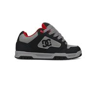 DC Shoes Men's Coiler Trainer/Skate Shoe Dark Grey/Grey/Red Size UK 9