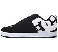 Dc Shoes Men's Court Graffik Casual Low Top Skate Shoe Sneaker Skateboarding, Black, 15 UK