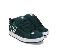 DC Shoes Men's Court Graffik SE Trainer/Skate Shoe Dark Green/White Size UK 8