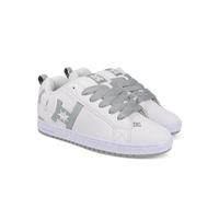 DC Shoes Court Graffik Sq Mens Skate Trainers in White Grey - 9 UK