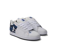 Dc Shoes Men's Court Graffik Sneaker, White Grey Blue, 10.5 UK