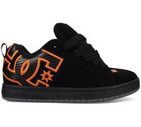 DC Shoes Men's Court Graffik Trainers, Black / orange, 10 UK