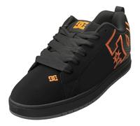 DC Shoes Men's Court Graffik Trainers, Black / orange, 10 UK