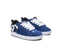 DC Shoes Men's Court Graffik Trainers, Navy/White, 44.5 EU