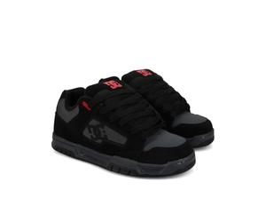 DC Shoes Men's DC Coiler Trainers, Black Grey red, 12.5 UK