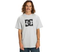 DC Shoes Star Short Sleeve T-Shirt Light Grey Black - M