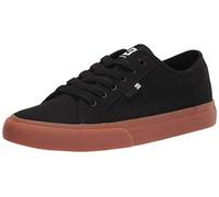DC Men's Manual Skate Shoe, Black/Gum, 7 UK