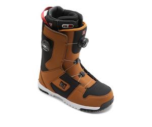 DC Shoes Men's Phase BOA Pro Warm Durable Articulated Medium-Flex Ventilated Snowboard Boots, Insulated Liner & Molded Insole, Wheat/Black, 11
