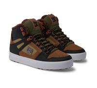 Dc Shoes Men's Pure high-top Toilet wnt Sneaker, Brown Brown Green, 8 UK