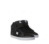 DC Shoes Men's Pure High Top Trainers Skate Shoe Black White Blue