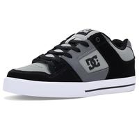 DC Shoes Men's Pure Trainer/Skate Shoe Black/Dark Grey/Grey Size UK 8